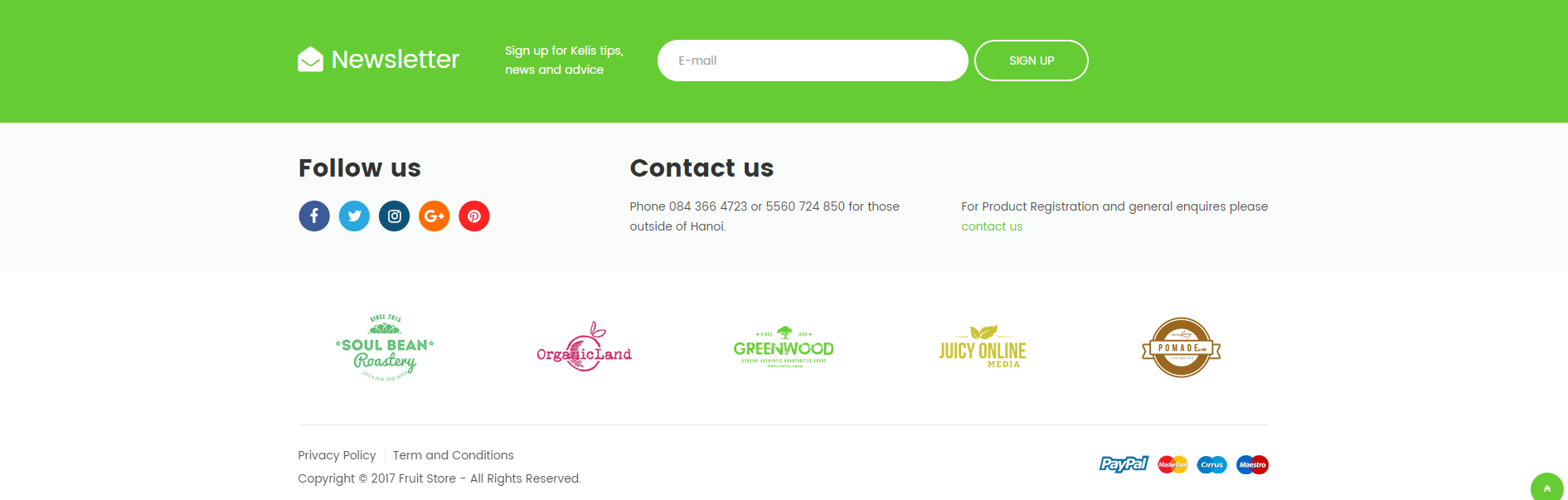 Fruit Shop Blog Detail