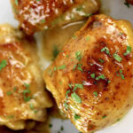 Honey Mustard Baked Chicken thighs