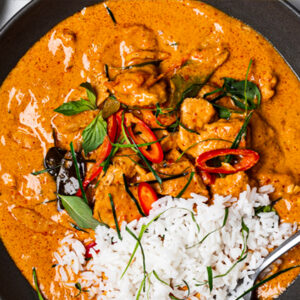 Panang chicken curry